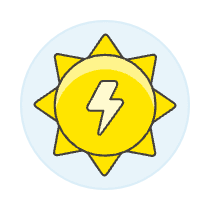 Solar Energy Illustration from UX Colors Set