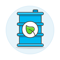 Sustain Energy Barrel Illustration from UX Colors Set