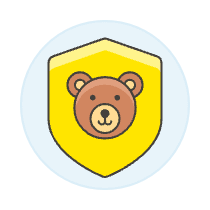 Protect Animal Illustration from UX Colors Set