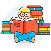 Bookworm 3 1 Illustration from UX Colors Set