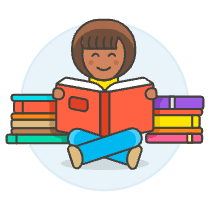 Bookworm 3 6 Illustration from UX Colors Set