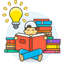 Bookworm 4 2 Illustration from UX Colors Set