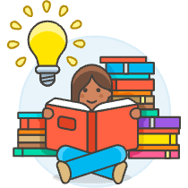 Bookworm 4 6 Illustration from UX Colors Set