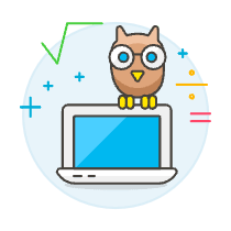 Education Owl 3 Illustration from UX Colors Set