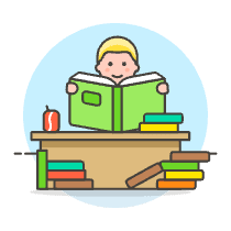 Student 6 1 Illustration from UX Colors Set