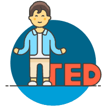 Educating Talk 2 Illustration from UX Colors Set