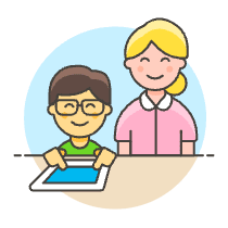 Home School 2 2 Illustration from UX Colors Set
