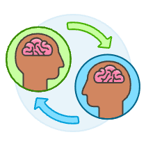 Knowlege Exchange 3 Illustration from UX Colors Set