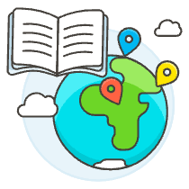 Learning Anywhere Illustration from UX Colors Set