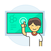 Modern Learning 2 Illustration from UX Colors Set