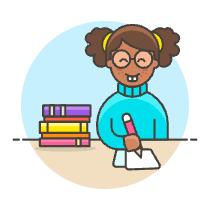 Bookworm 1 4 Illustration from UX Colors Set