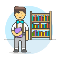 Bookworm 2 5 Illustration from UX Colors Set