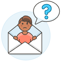 Email Help 3 Illustration from UX Colors Set