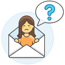 Email Help 5 Illustration from UX Colors Set