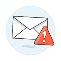 Mail Attention Illustration from UX Colors Set