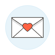 Love Mail Illustration from UX Colors Set