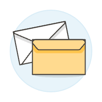 Mail Envelope 2 Illustration from UX Colors Set