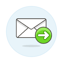 Email Forward 1 Illustration from UX Colors Set