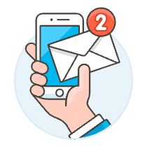 Email Notifications 2 1 Illustration from UX Colors Set