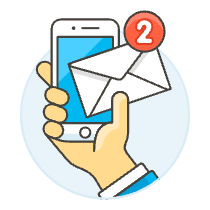 Email Notifications 2 2 Illustration from UX Colors Set