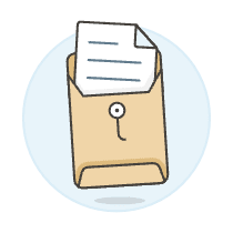 Open Envelope Illustration from UX Colors Set