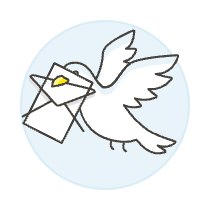 Pigeon Mail Illustration from UX Colors Set