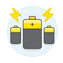 Battery Illustration from UX Colors Set