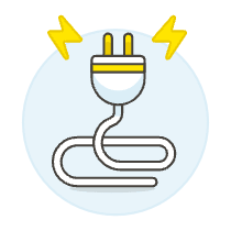 Male Plug Illustration from UX Colors Set