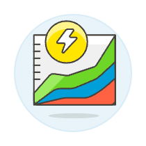 Power Usage Illustration from UX Colors Set