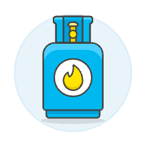Cooking Gas Illustration from UX Colors Set