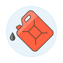 Gas Tank Illustration from UX Colors Set