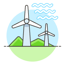 Wind Turbine 2 Illustration from UX Colors Set