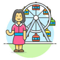 Amusement Parks 12 Illustration from UX Colors Set