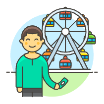 Amusement Parks 3 Illustration from UX Colors Set