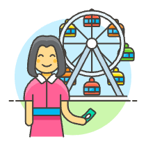 Amusement Parks 6 Illustration from UX Colors Set