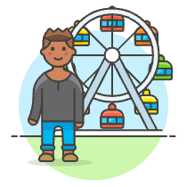 Amusement Parks 8 Illustration from UX Colors Set