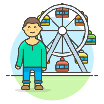 Amusement Parks 9 Illustration from UX Colors Set