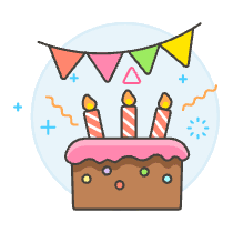 Celebration Cake 1 Illustration from UX Colors Set