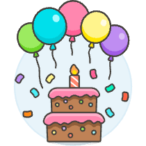 Celebration Cake 2 Illustration from UX Colors Set