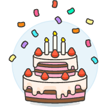 Celebration Cake 3 Illustration from UX Colors Set