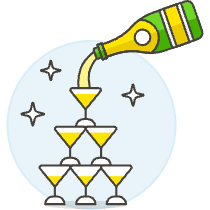 Champagne Celebration 1 Illustration from UX Colors Set