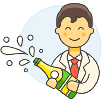 Champagne Open 2 Illustration from UX Colors Set