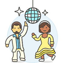 Disco Dance 4 Illustration from UX Colors Set
