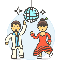 Disco Dance 6 Illustration from UX Colors Set
