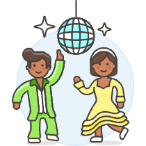 Disco Dance 9 Illustration from UX Colors Set