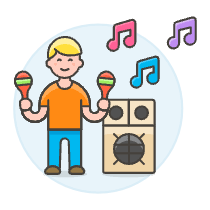 Maraca Music 1 Illustration from UX Colors Set