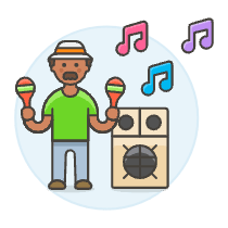 Maraca Music 2 Illustration from UX Colors Set