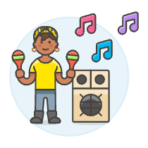 Maraca Music 5 Illustration from UX Colors Set