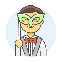 Mask Party 1 Illustration from UX Colors Set