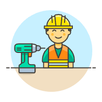 Engineer Driller 3 Illustration from UX Colors Set